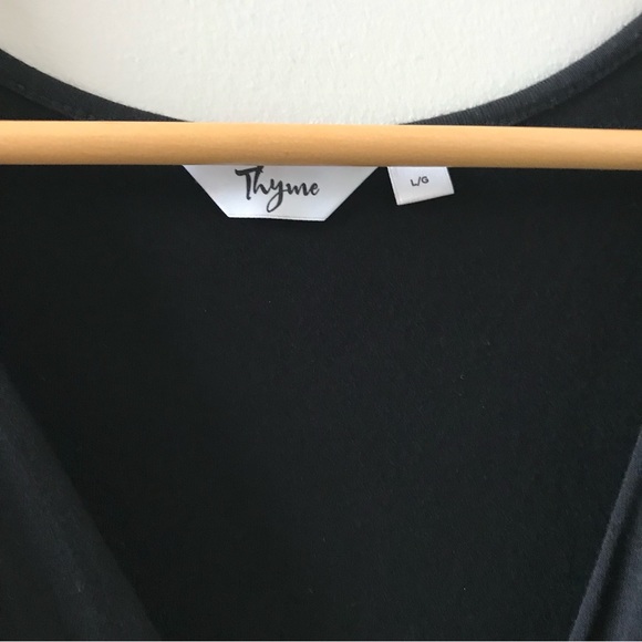 Thyme maternity - Long black maxi dress - L - Picture 3 of 4